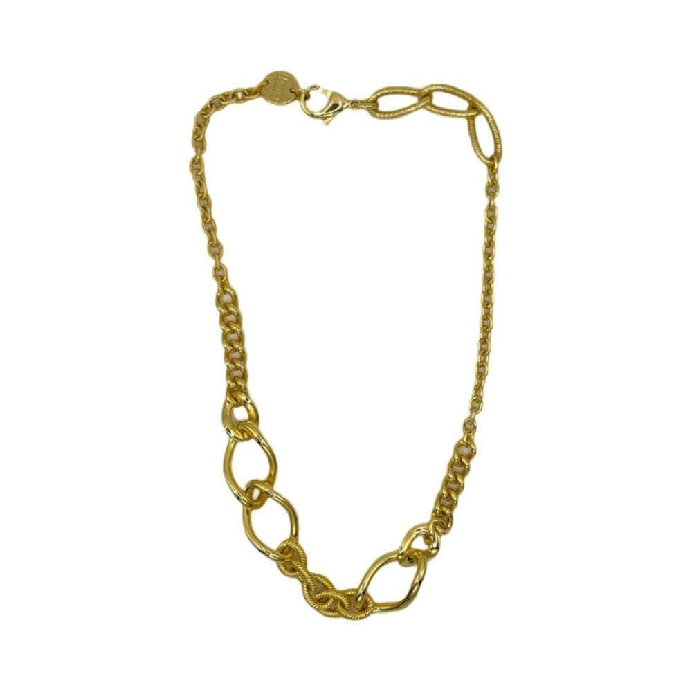 1AR by UnoAerre Gold Plated Brass Necklace New Without Tags